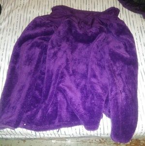 Mediume purple fur coat